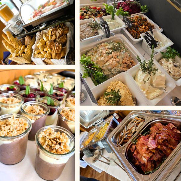 Brunch-Buffet im Volkshaus Leipzig mit Aufstrichen, Desserts und Salaten Brunch-Buffet im Volkshaus Leipzig mit Aufstrichen, Desserts und Salaten